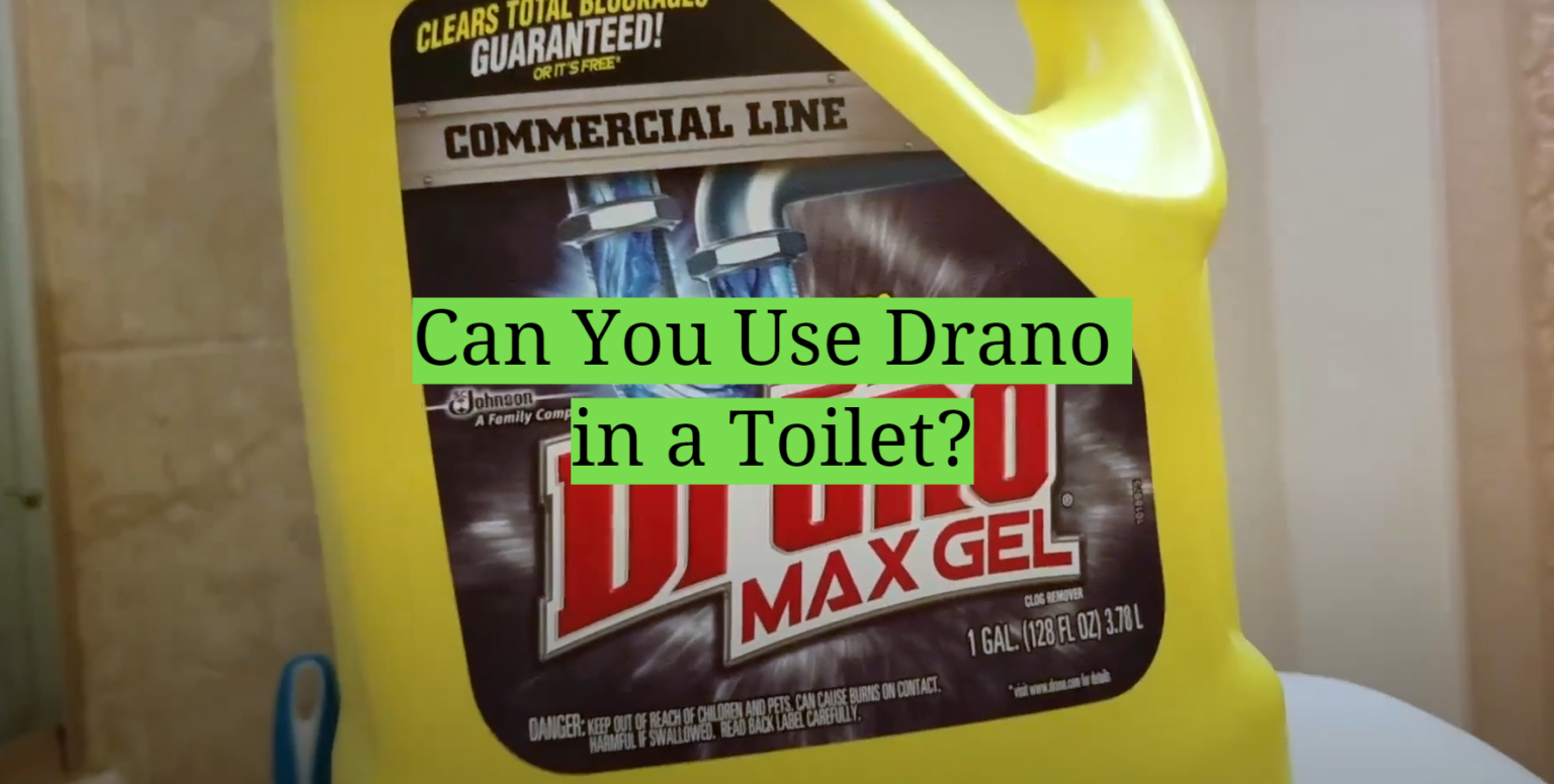 Can You Use Drano in a Toilet? HomeProfy