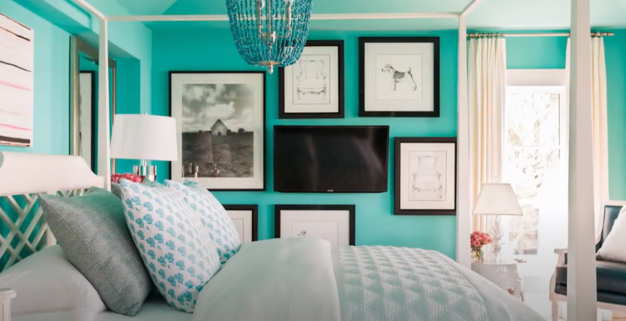 Turquoise Bedroom Ideas - HomeProfy